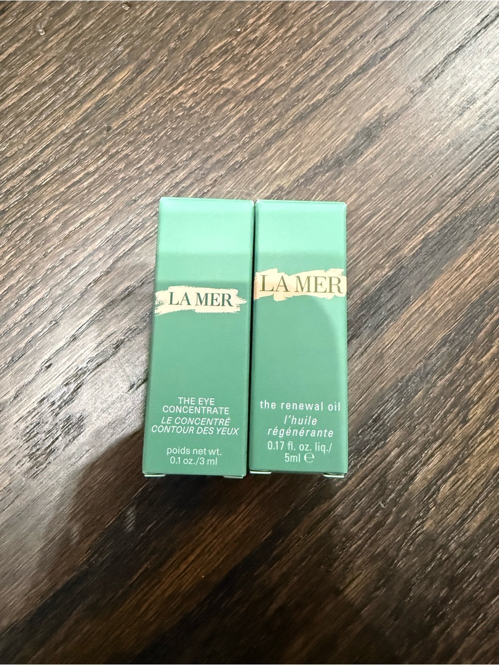 LA MER The Eye Concentrate & Renewal Oil Set